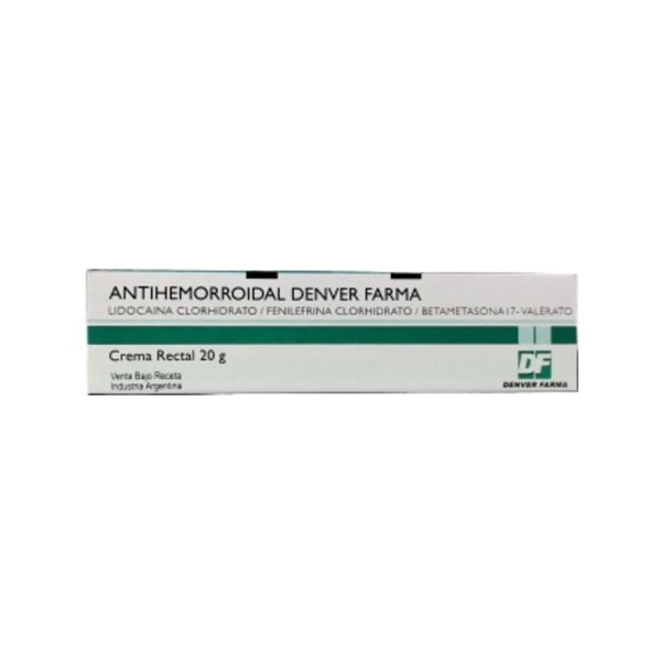 Denver Farma Antihemorroidal Lidocaína + Asoc. Crema Rectal x 20 g