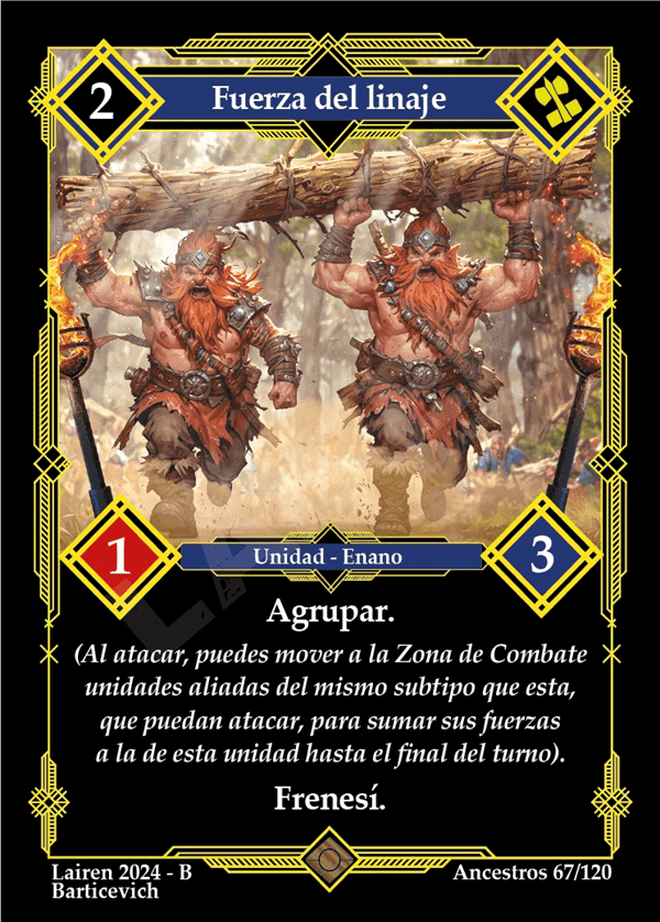 67 Fuerza Del Linaje - Coste 2