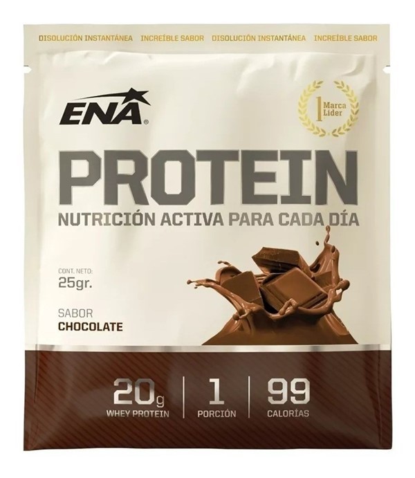 Ena Suplemento Dietario Whey Protein Chocolate (12 Sobres) #1