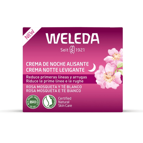 Weleda Rosa Mosqueta Y Te Blanco Crema de Noche Alisante 40 ml alt