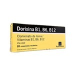 Roemmers Dorixina B1 B6 B12 Clonixinato Lisina + Vit B + Asoc x 20 Comp Recubiertos #1
