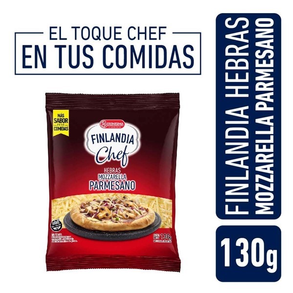 Queso Finlandia Hebras Mozzarella-parmesano X 13 #1