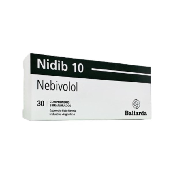 Baliarda Nidib Nebivolol 10 Mg x 30 Comp Birranurados #1