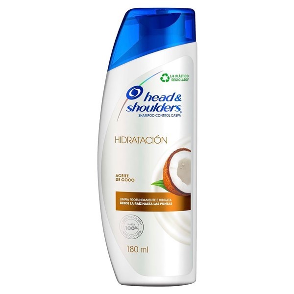 Head & Shoulders Shampoo Head & Shouders Hidratación Con Aceite de Coco x 180 ml alt