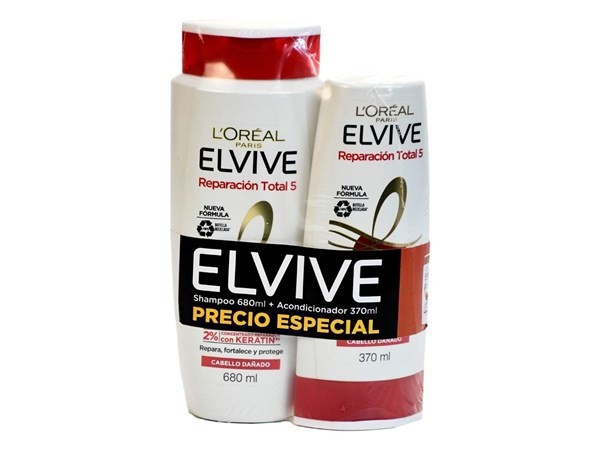 Elvive Reparación Total 5 Shampoo + Acondicionador | 680 Ml + 400 Ml #1