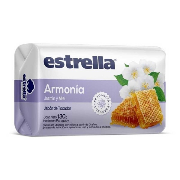 Estrella Jabon de Tocador Armonia 130 gr 3 Unidades #1