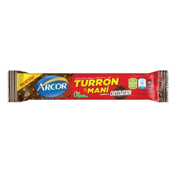 Turrón & Maní Arcor Chocolatada x 25 g
