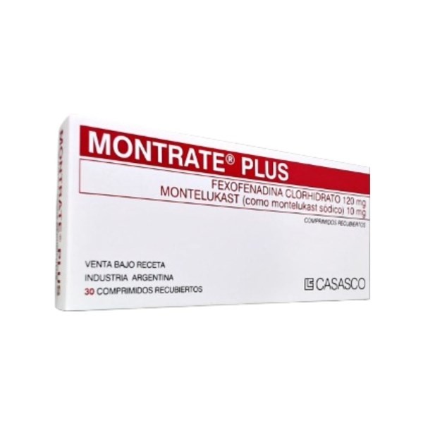Casasco Montrate Plus Fexofenadina + Montelukast x 30 Comp Recubiertos #1