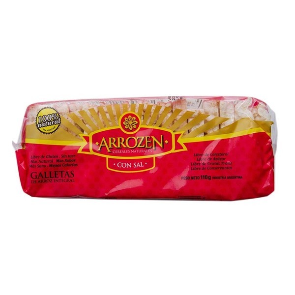 Galletas Arrozen Integral Cuadradas Con Sal 110 Gr #1
