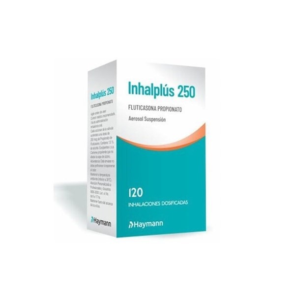 Inhalplus Aerosol Inhalador 250 mcg | 120 Dosis| Propionato Fluticasona #1