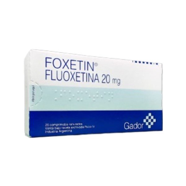 Gador Foxetin Fluoxetina 20 Mg x 20 Comp #1