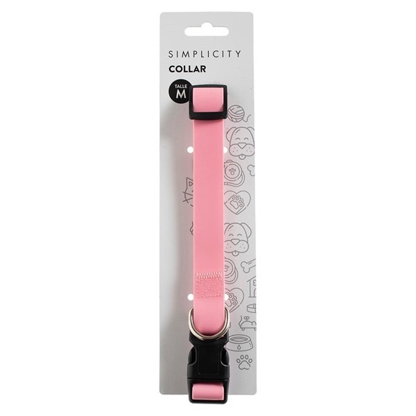 Collar Mascota Simplicity Pet Talle m Rosa #1