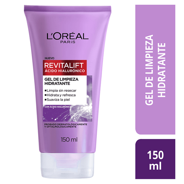 Loreal Gel de Limpieza Dermo Expert Revitalift Acd Hialurónico 150 ml #1