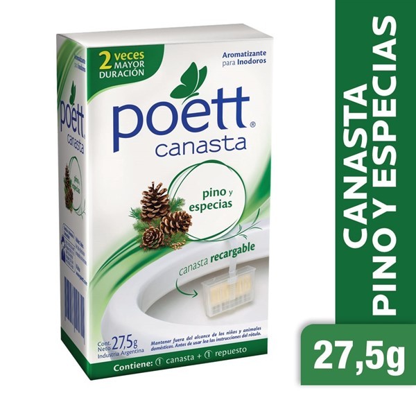 Desodorante Poett Para Inodoros-canasta -27 Gr #1