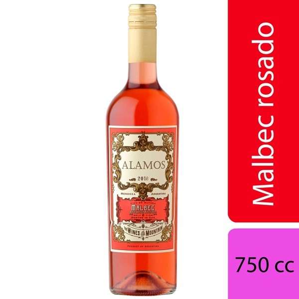Vino Rosado Álamos 750 cc.