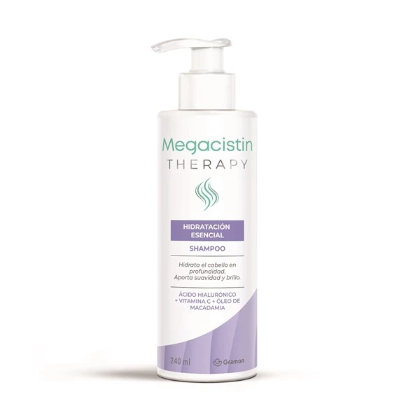 Shampoo Megacistin Therapy Hidratación Esencial 240 ml