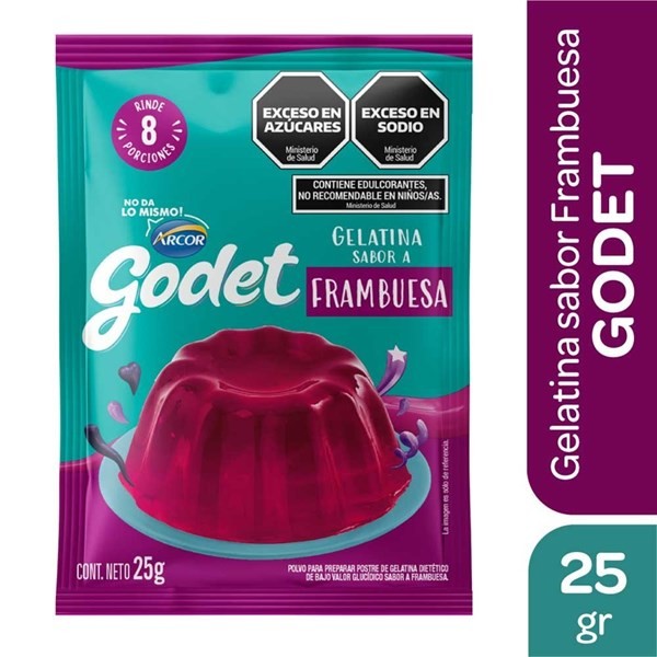 Gelatina Godet de Frambuesa 25 grs #1