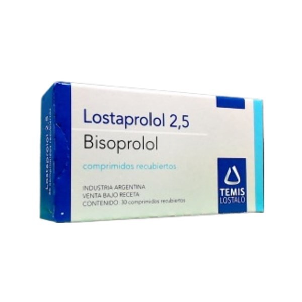 Temis Lostaló Lostaprolol Bisoprolol 2.5 Mg x 30 Comp Recubiertos #1