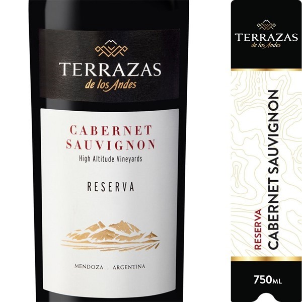 Vino Terrazas De Los Andes Reserva Cabernet Sauvignon 750ml #1