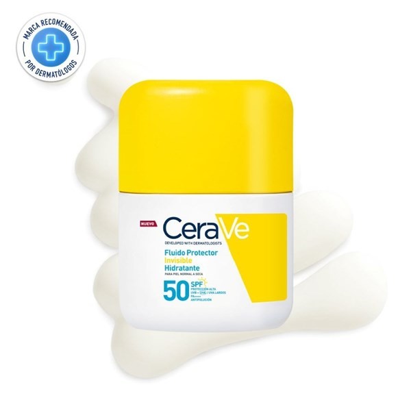 Cerave Protector Solar Fluido Invisible Hidratante Fps 50 #1