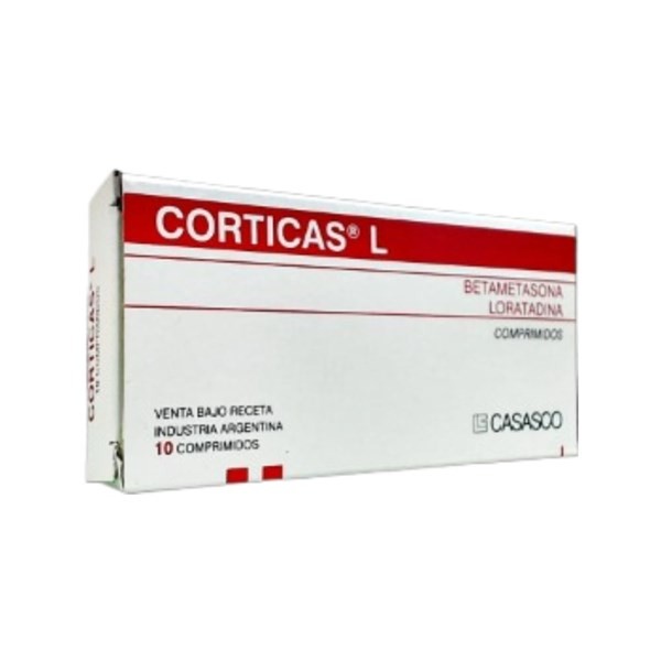 Casasco Corticas l Loratadina+Betametasona x 10 Comp #1