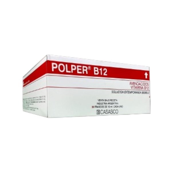 Casasco Polper B12 Aminoacidos + Vit.B12 Solucion Extemporanea Bebible x 30 Frascos #1