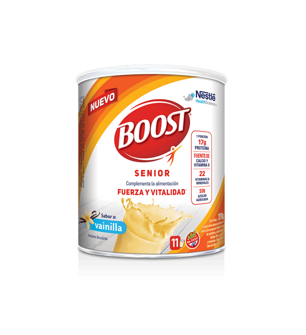 Boost Suplemento Nutricional Powder Vainilla Lata Re 370 gr
