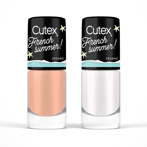 Cutex Esmalte Pack Duo French Summer Ocean Mist