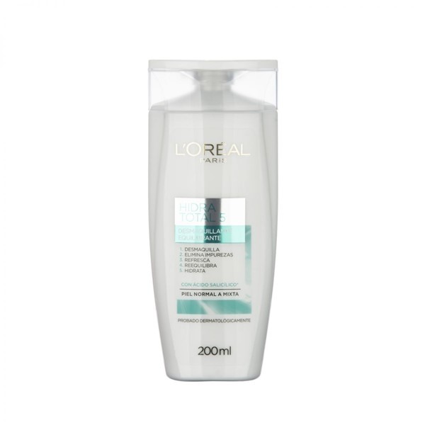 Leche Limpieza Piel Mixta Hidra Total 5| L´Oréal Paris |x 200 ml alt