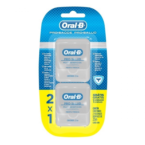 Oral B Hilo Dental Pro Salud 25 metros | 2 Unidades #1
