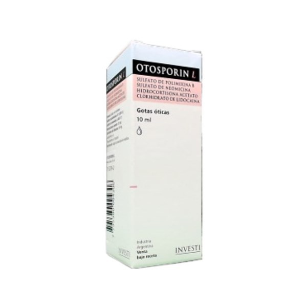 Siegfried Otosporin l Polimixina B+ Neomicina + Asoc. Gotas Óticas x 10 ml #1
