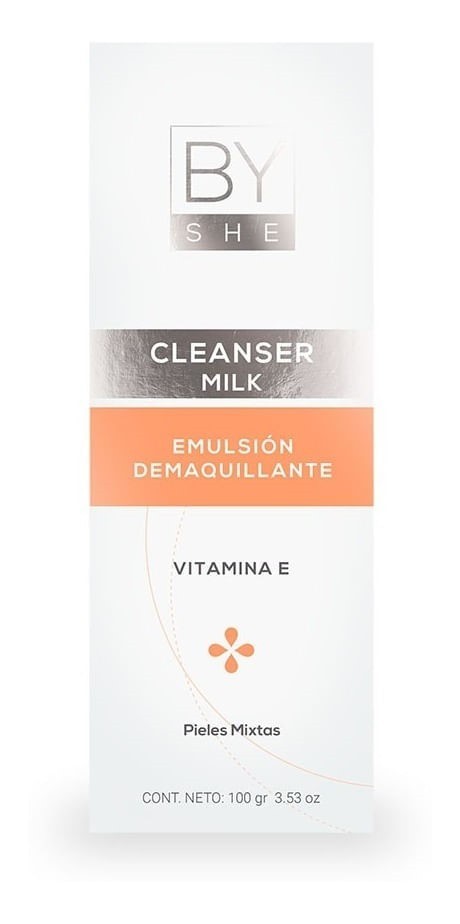 By She Cleanser Milk Emulsion Desmaquillante Vitamina E 100 gr #1