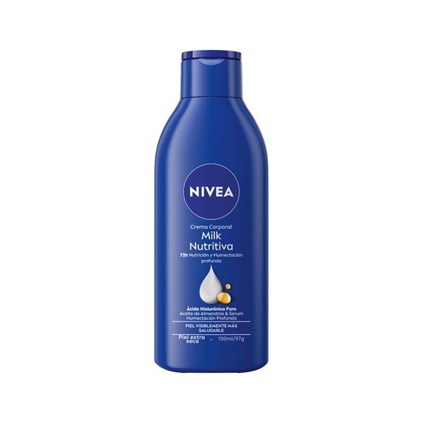 Crema Corporal Nivea Milk Nutritiva 100 ml #1