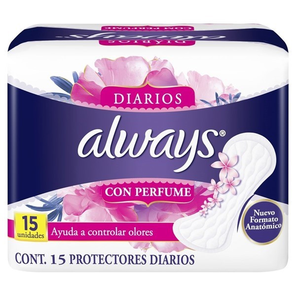 Always Protectores Diarios Con Perfume 15 Unidades alt
