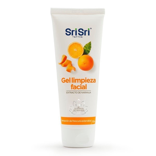 Sri Sri Gel Limpieza Facial Con Naranja 100 ml #1