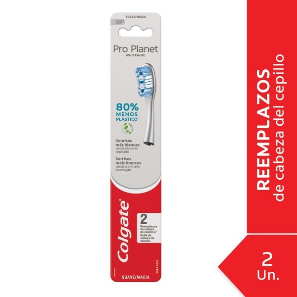 Repuestos Cepillo de Dientes Colgate Pro Planet (2 Unidades) #1