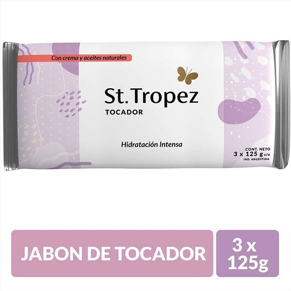 Jabón Tocador St Tropez Hidratación Intensa 3X #1