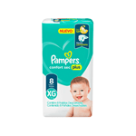 Pampers Pañal Confort Sec Max x 8 Unid Xg #1