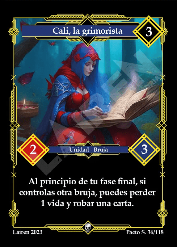 036 Cali, La Grimorista 1ra Edicion - Coste 3