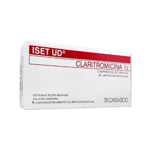 Casasco Iset U.D. Claritromicina 1 g x 8 Comp #1