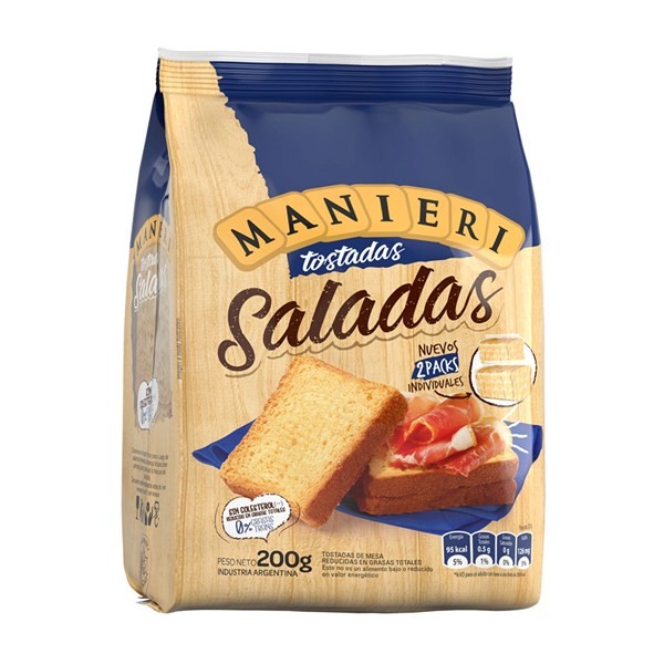 Tostadas Saladas Manieri 200 G. #1