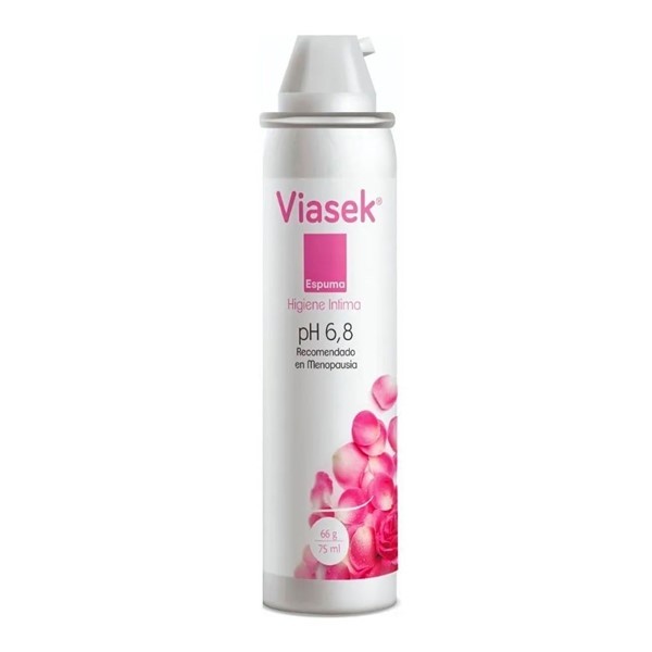 Viasek Espuma de Higiene Íntima Ph6.8 Menopausia 75 ml