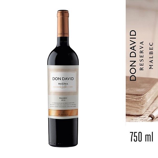 Vino Tinto Don David Reserva Malbec 750 Cc #1