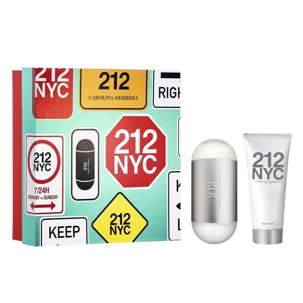 Carolina Herrera Cofre Fragancia 212 Nyc Edt For Woman (Edt 100 ml + Body Lotion) Estuche #1