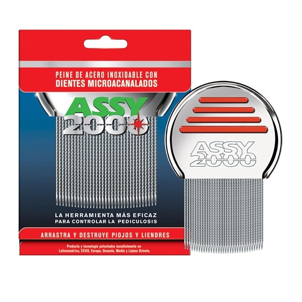 Assy Peine Pediculosis Dientes Microacanalados