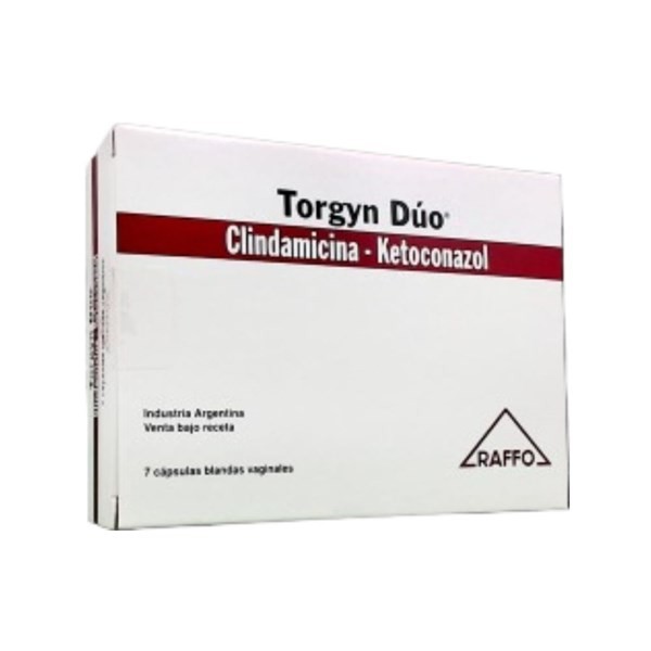 Raffo Torgyn Duo Clindamicina + Ketoconazol x 7 Cáps Vaginales Blandas #1