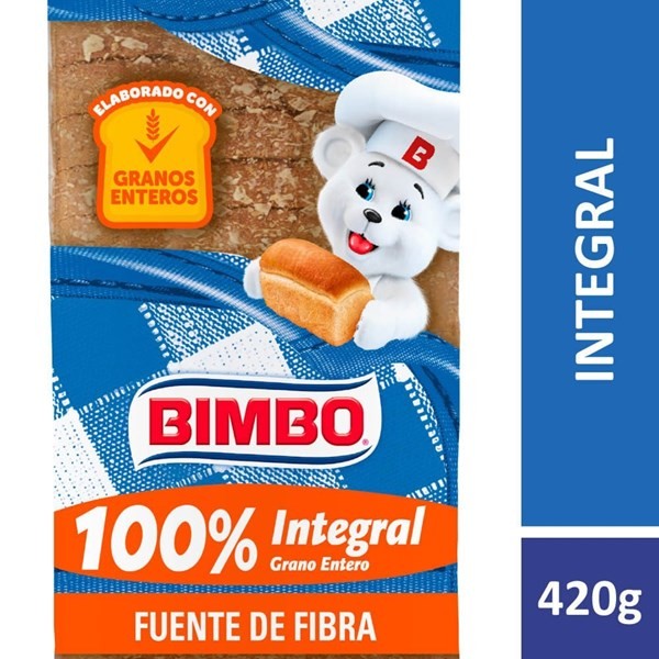Pan Integral Bimbo x 420 gr