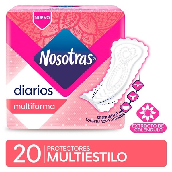 Protectores Diarios Nosotras Multiestilo 20un #1