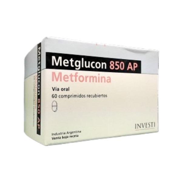 Siegfried Metglucon Metformina 850 Mg x 60 Comp Recubiertos #1