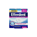 Tabletas Limpiadoras Efferdent Original x 20 Unid #1